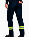Pantalon de mezclilla con reflejante