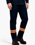Pantalon de mezclilla con reflejante